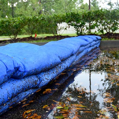 Sand Bag Water Curb Color: White Size: 18 x 30 25 Bags Tent Sandbags Flood Water Barrier Sandbags for Flooding Store Bags by Sandbaggy 