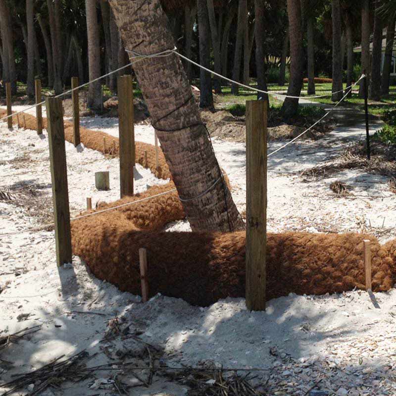 Coconut Coir Erosion Control Logs w/ Installation Guide