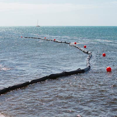 debris boom design