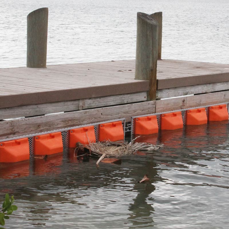 Steel Boom Floating Barrier | Log Boom for Debris Control