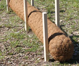 coir fiber logs