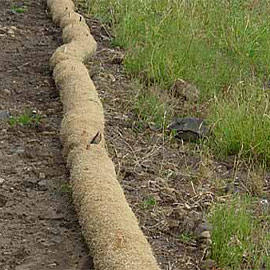 straw erosion mats