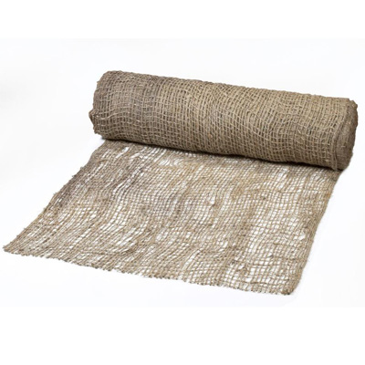 Jute biodegradable erosion control mat