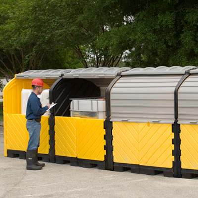IBC tote spill containment