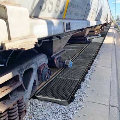 Railcar Spill Containment Berm