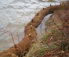 Predrilled Coir Logs