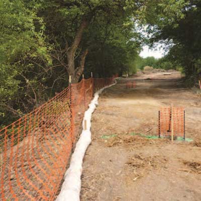 coir log detail