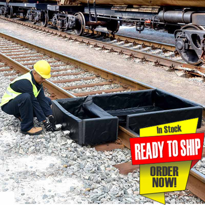 Railcar Spill Containment Berm