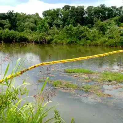 river water pollution