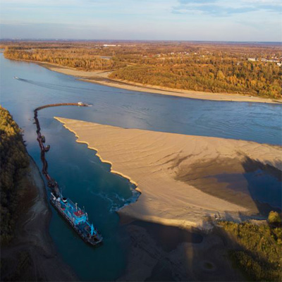 River dredging