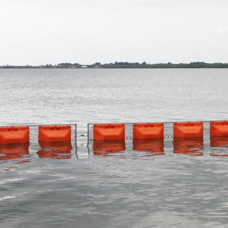 Steel Boom Floating Barrier | Log Boom for Debris Control
