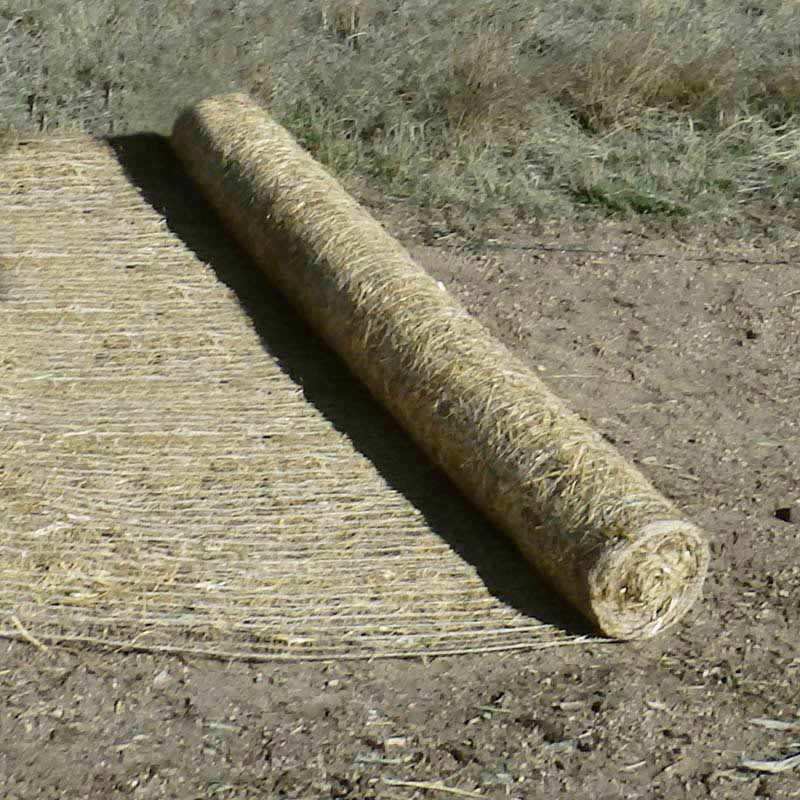 Straw Blanket Erosion Blankets for Slope Stabilization