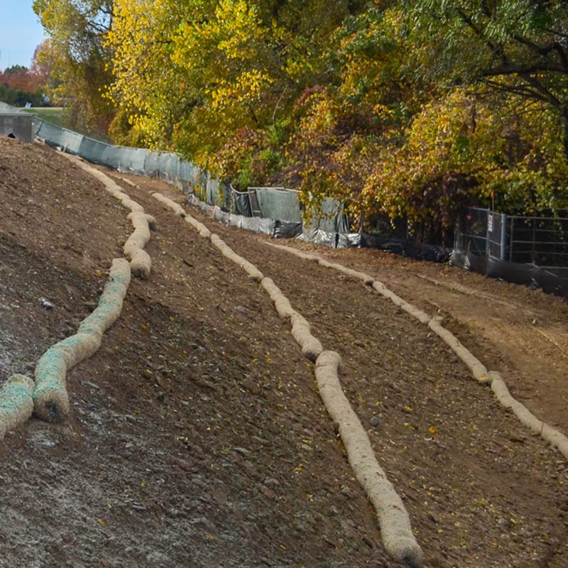 Straw Wattles Biodegradable Perimeter Erosion Control