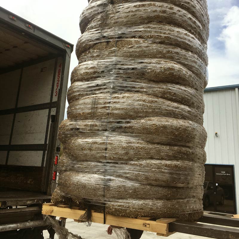 Straw Wattles Biodegradable Perimeter Erosion Control