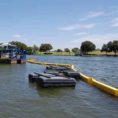 floating silt fence