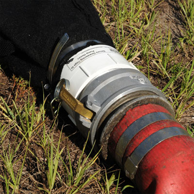 Connector for dewatering bag