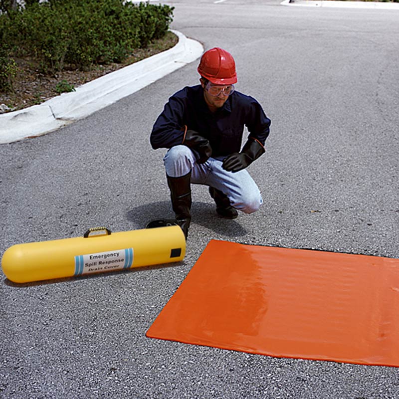 Ultratech Drain Seal Blocks Spills from Storm Drains