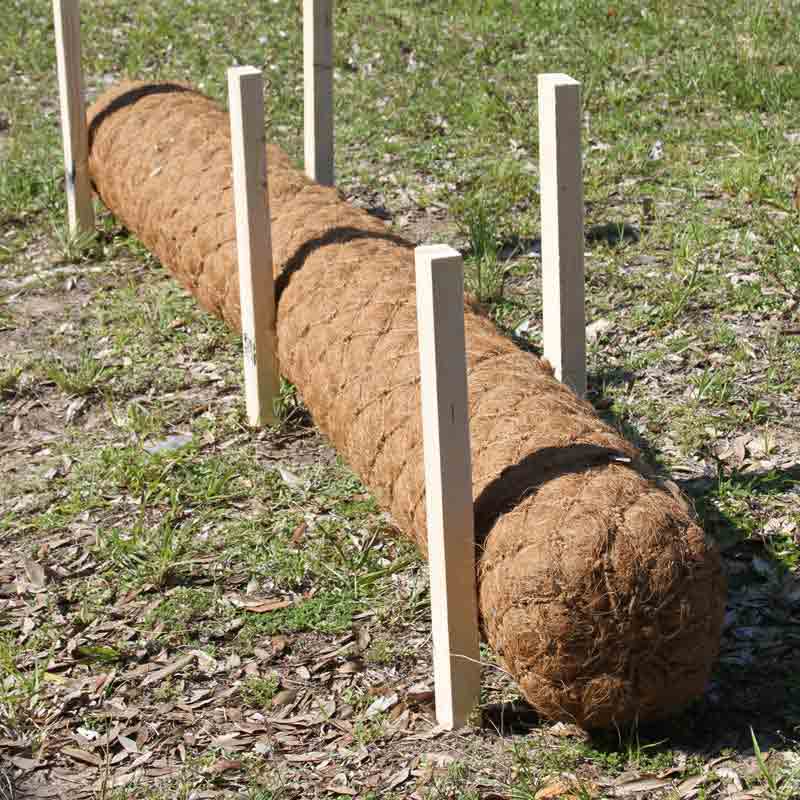 coir fiber logs