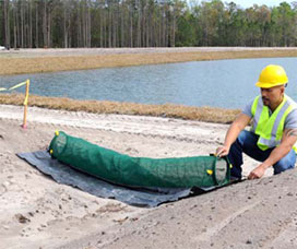 spring berm installation