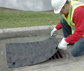 over grate storm drain filter