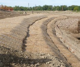 Single Net Straw Erosion Control Blanket