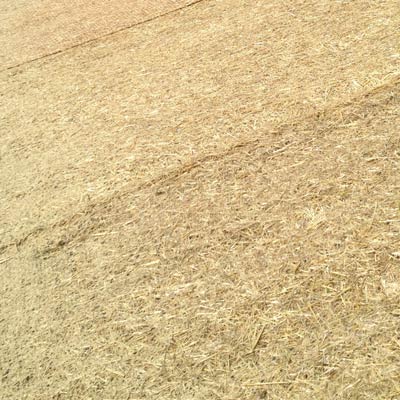 straw erosion material