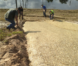 Double Net Straw Erosion Control Blanket